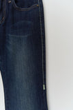 (W) Sen Low-rise Bootscut Denim Dark Blue