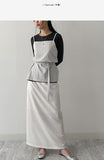 Feeling Tencel Round Neck T-shirt