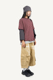 Cross-print Cargo Bermuda Pants