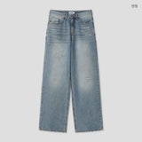Dirty Wide Denim Pants