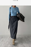 Scarf Strap Long Skirt