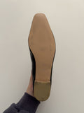 Almond Square Flat Shoes