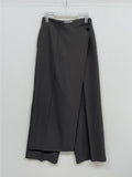 Scone Unbalanced Wrap Wide Slacks