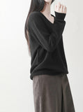 Brook Wool V-neck Knit
