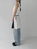 Punching Lace Knit Skirt