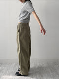 [unisex] Wave Dyeing Wide Denim Pants