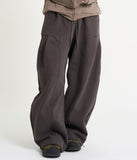 Contoured fleece sweatpants