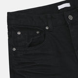 Crow Black Flare Denim