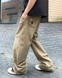 Damage Cotton Curved Pants