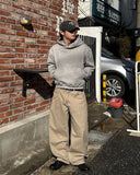 Terry Snap Crop Hoodie