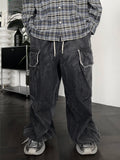 Wave Washed Balloon Cargo Denim