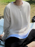 SS Cutting Thin Linen Knit T-Shirt