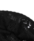 Hair line knit scarf