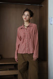 Annie Check Frill Shirt