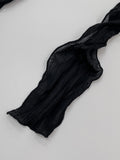 Wrinkle Chiffon Long Muffler