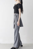 Flu Layered Wrap Slacks