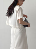 Lara Tweed Short Sleeve Jacket