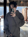 Plus jacquard snap hood knit
