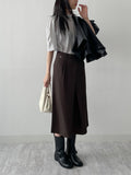 Jude Pintuck A-Line Midi Skirt