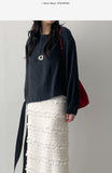 Renault Round Neck Loose Fit Blouse