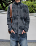 Runt pig dyeing zip-up