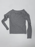 Boatneck Button Loose Fit T-shirt
