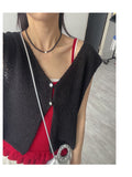 Frill Layered Knit Sleeveless