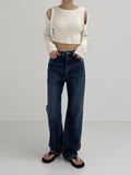 Forming double hole crop knit
