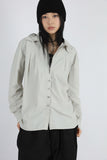 Nylon anorak shirt