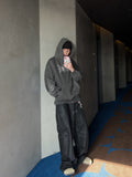 Vintage Pigment Flame Hoodie