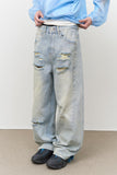 Hold Damage Wide Denim
