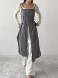 End Two-Tuck Nylon Banding Wide Pants