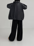 Glossy Two-Way Oversized Fit Jumper