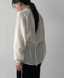 Fuse String Loose Fit Blouse