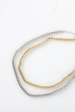 Twist chain necklace
