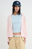 Sheer Summer Hood Zip-Up