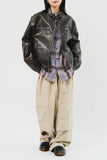 Perry Carpenter Leather Jacket