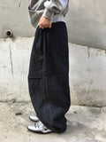 Ruton Pintuck Wide Stripe Pants