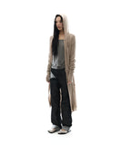 Detach Panel Knit Hoodie