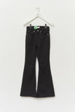 (W) Bird Stud Bootscut Denim