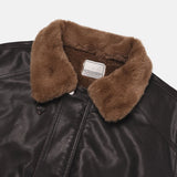 Landed Fur Leather Jacket