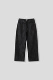 Cinch-back Wide Denim