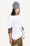 Pop-up vintage print T-shirt