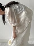 Roll-up Tencel Loose Fit Shirt