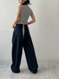 Strap Ribbed Sleeveless