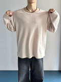 Module Basic Waffle U-neck Long Sleeve