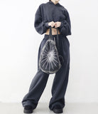 Spider Denim Sling Cross Backpack