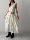 Bohemian Tiered Sleeveless Long One Piece
