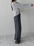 Anna V-neck see-through loose fit knit
