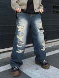 Vintage Scratch Balloon Denim